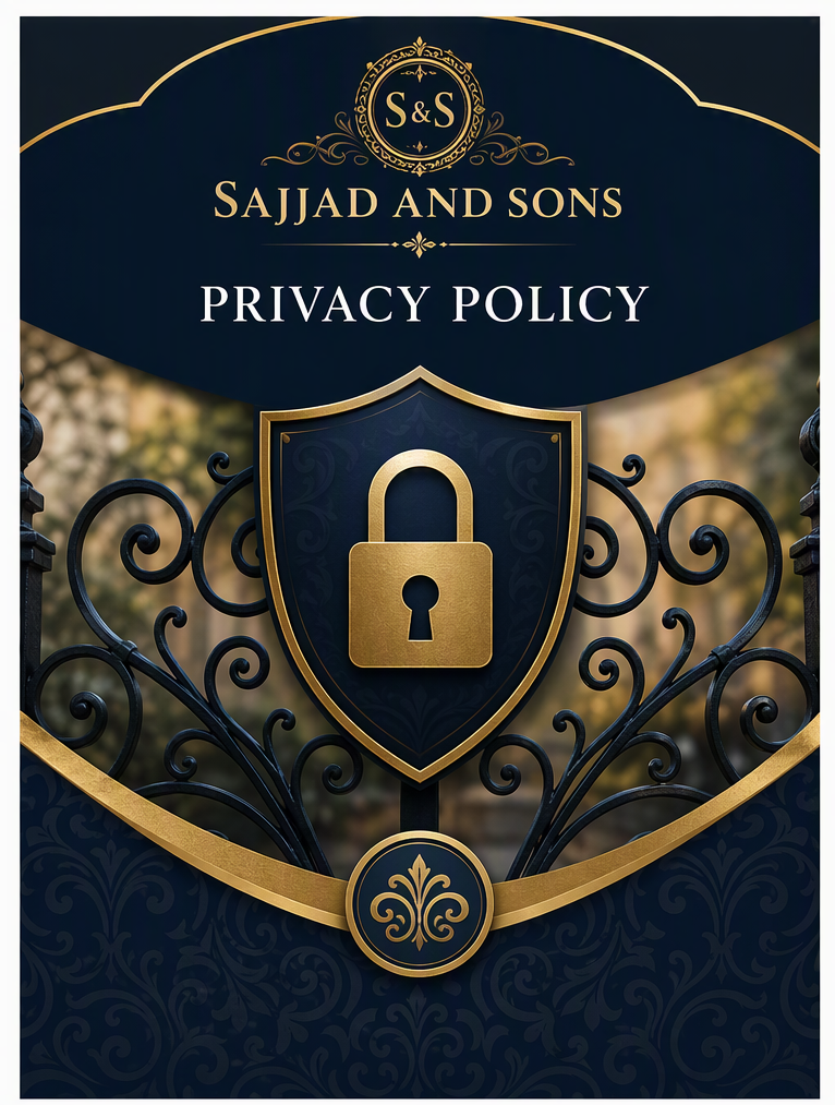 Sajjad and Sons privacy policy