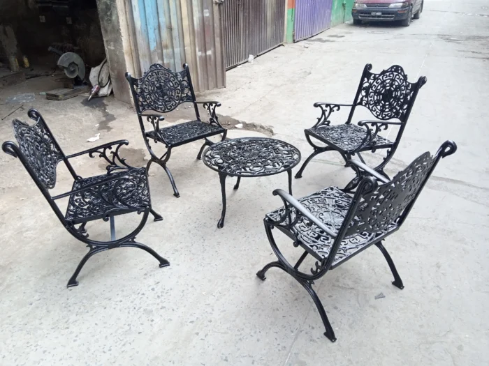 Cast Aluminium - Cast Metal - Ornamental - Patio - Furniture - Chair - Table