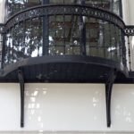 Wrought Iron Railing - Blustrade - Hand forged - Ornamental - Cast Iron - handmade - Metal - Custom made - Staircase - Balcony - Terrace - Fence