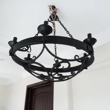 Wrought Iron Chandelier