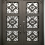 Wrought Iron Door - Handmade - Ornamental - Cast Iron - Metal - Custom made - Main Enterance