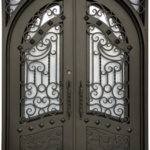 Wrought Iron Door - Handmade - Ornamental - Cast Iron - Metal - Custom made - Main Enterance
