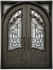 Wrought Iron Door - Handmade - Ornamental - Cast Iron - Metal - Custom made - Main Enterance