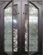Wrought Iron Door - Handmade - Ornamental - Cast Iron - Metal - Custom made - Main Enterance