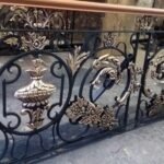 Wrought Iron Railing - Blustrade - Hand forged - Ornamental - Cast Iron - handmade - Metal - Custom made - Staircase - Balcony - Terrace - Fence