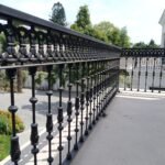 Wrought Iron Railing - Blustrade - Hand forged - Ornamental - Cast Iron - handmade - Metal - Custom made - Staircase - Balcony - Terrace - Fence